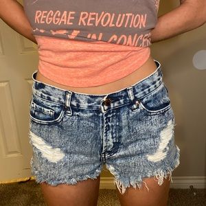 Jean Cutoff Shorts